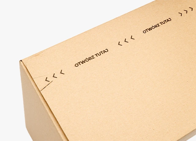 nadruk własny na opakowaniu e-commerce zrywka profesjonalne opakowanie